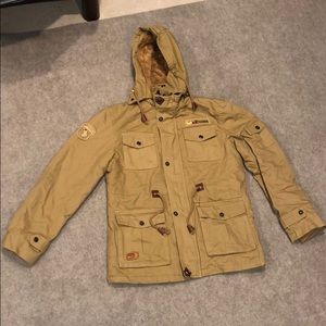 Kahki colored Cotton Jacket